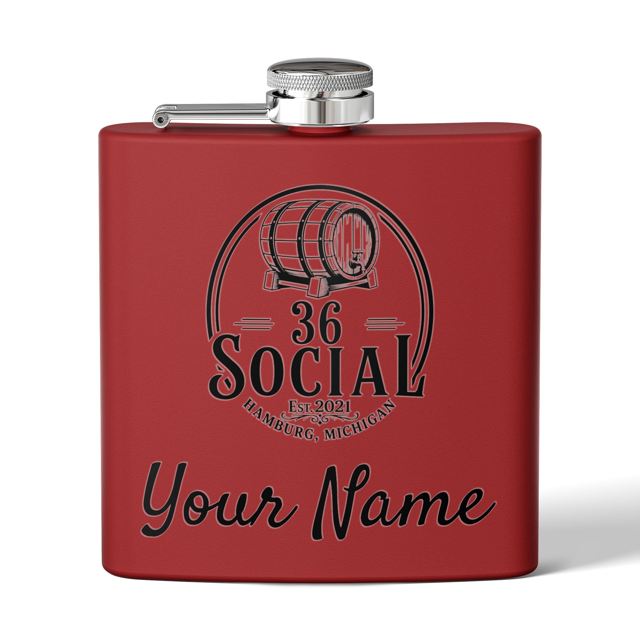 Flask - 6oz - 36 Social
