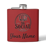 Flask - 6oz - 36 Social