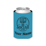 36 Social Logo 2 SL Can Cooler - Regular - Turquoise (Amaranth)