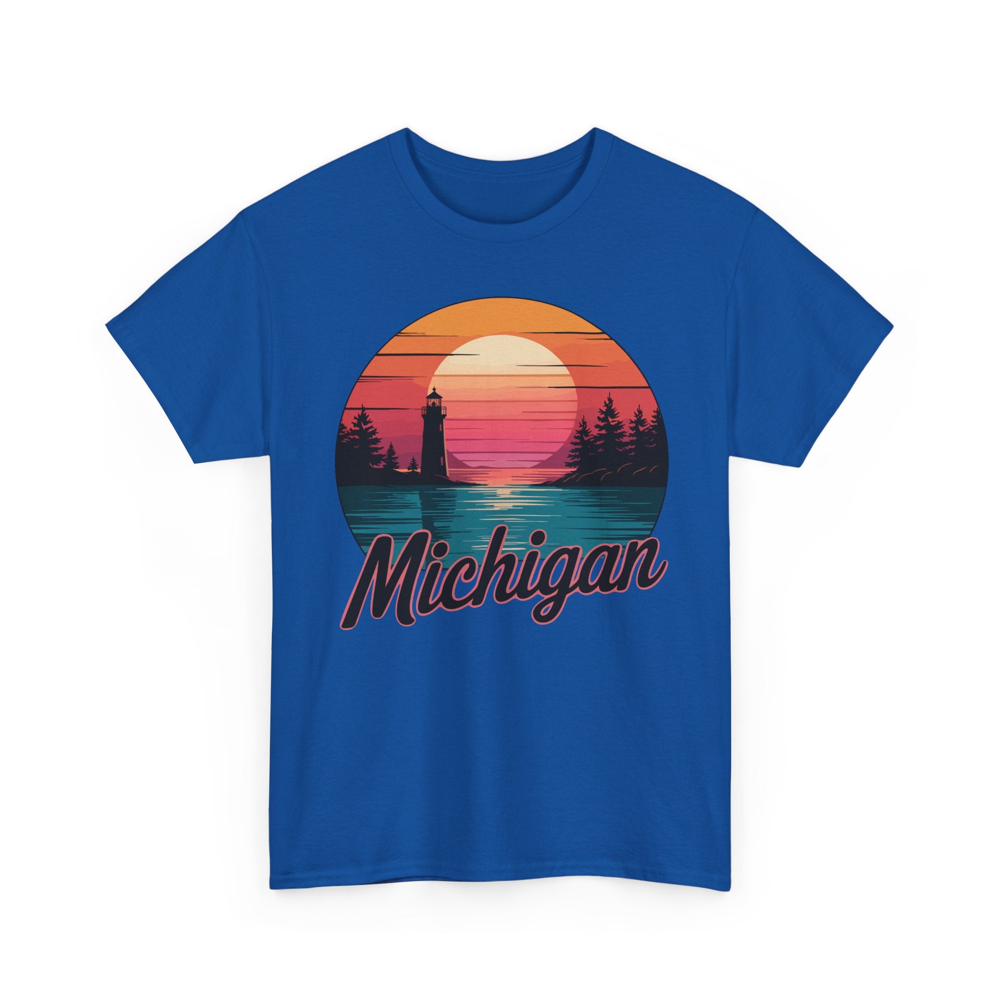 Retro Michigan Sun T-Shirt - Unisex