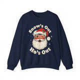 Snows Out Hos Out Crewneck Sweatshirt - Unisex