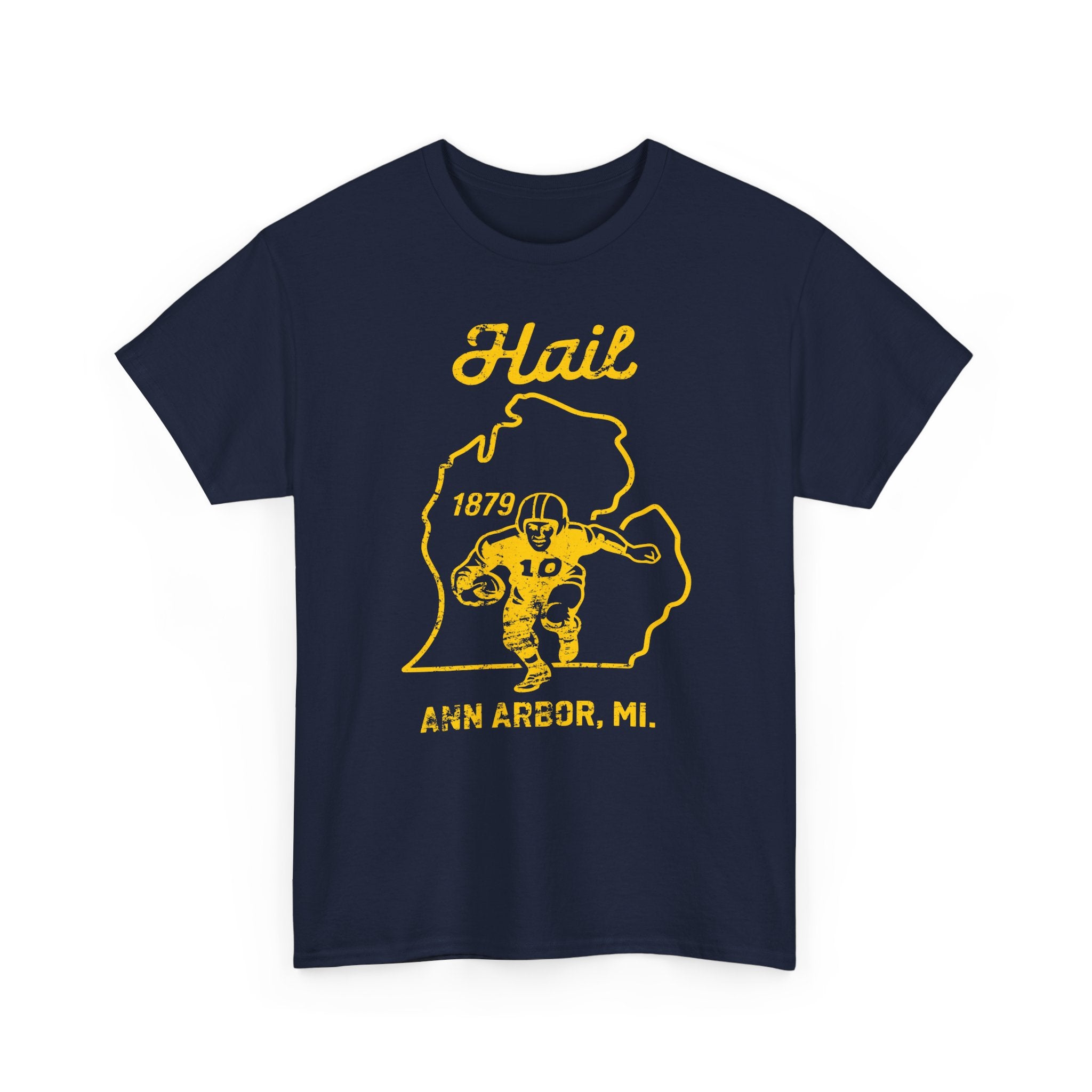 Hail MI Yellow Basic T-Shirt - Unisex