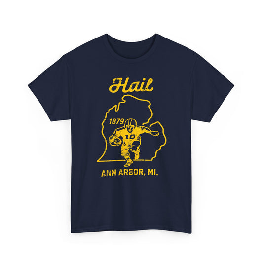Hail MI Yellow Basic T-Shirt - Unisex