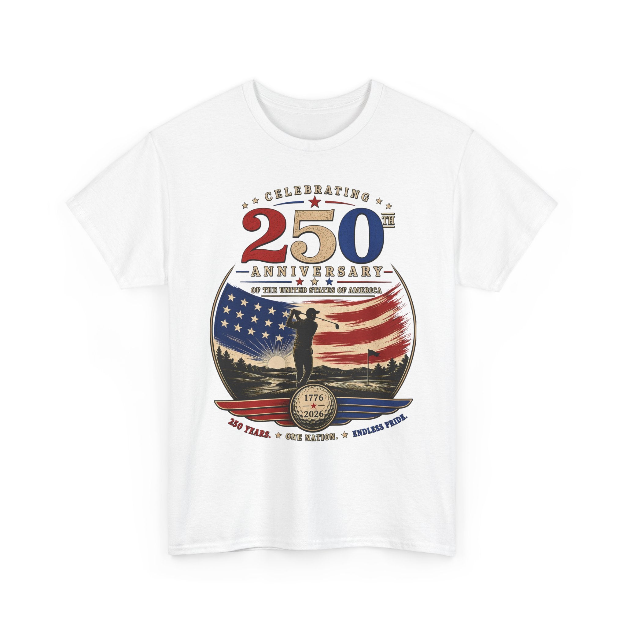 Soldier Flag Emblem 250th Anniversary Vintage Patriotic Americana Basic T-Shirt - Unisex
