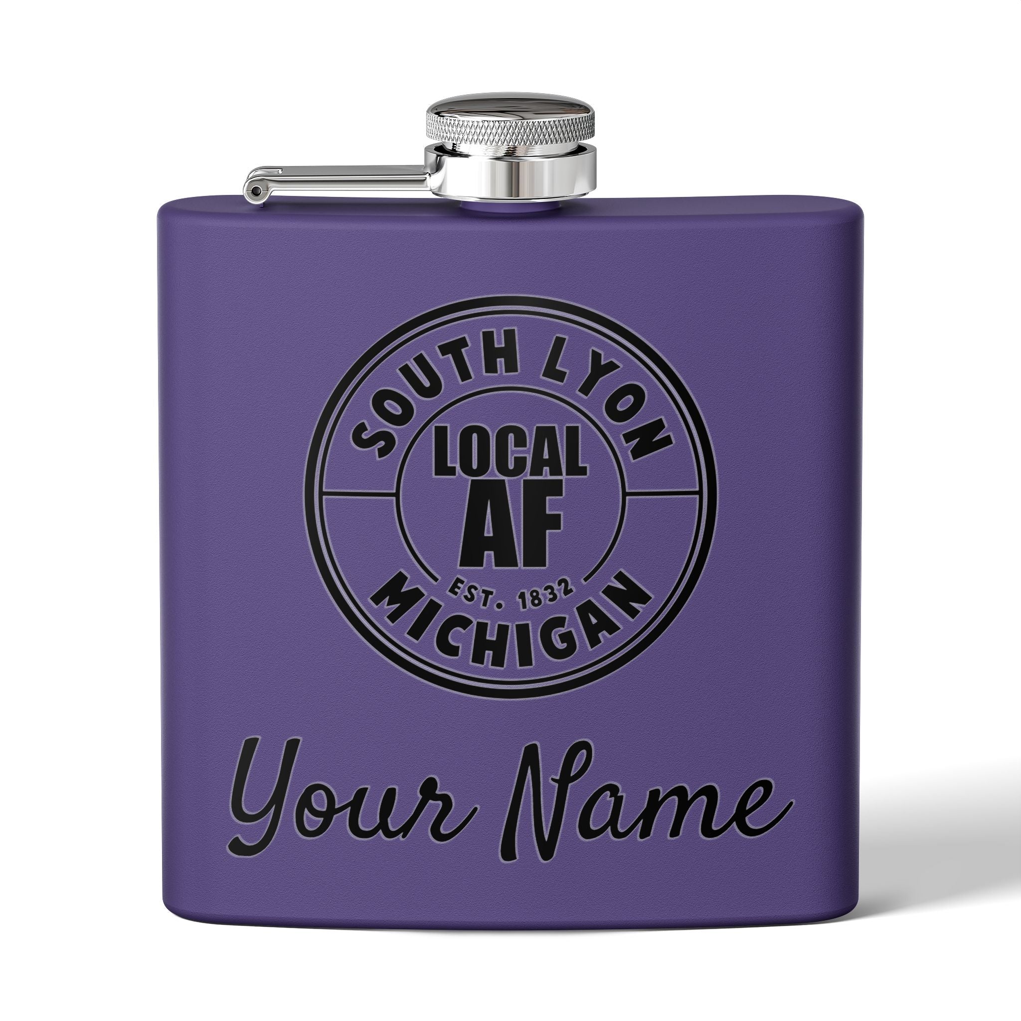 South Lyon Local AF Flask - 6oz