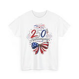 Ribbon Bow 250th Anniversary 1776 2026 Patriotic Americana USA 250 Basic T-Shirt - Unisex