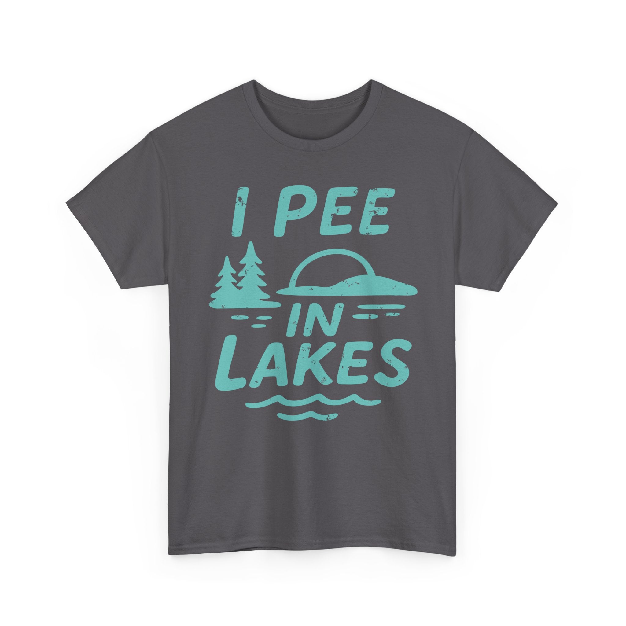 Basic T-Shirt - Unisex - I Pee In Lakes Retro