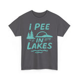 Basic T-Shirt - Unisex - I Pee In Lakes Retro