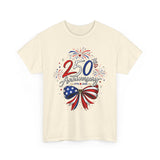 Ribbon Bow 250th Anniversary 1776 2026 Patriotic Americana USA 250 Basic T-Shirt - Unisex