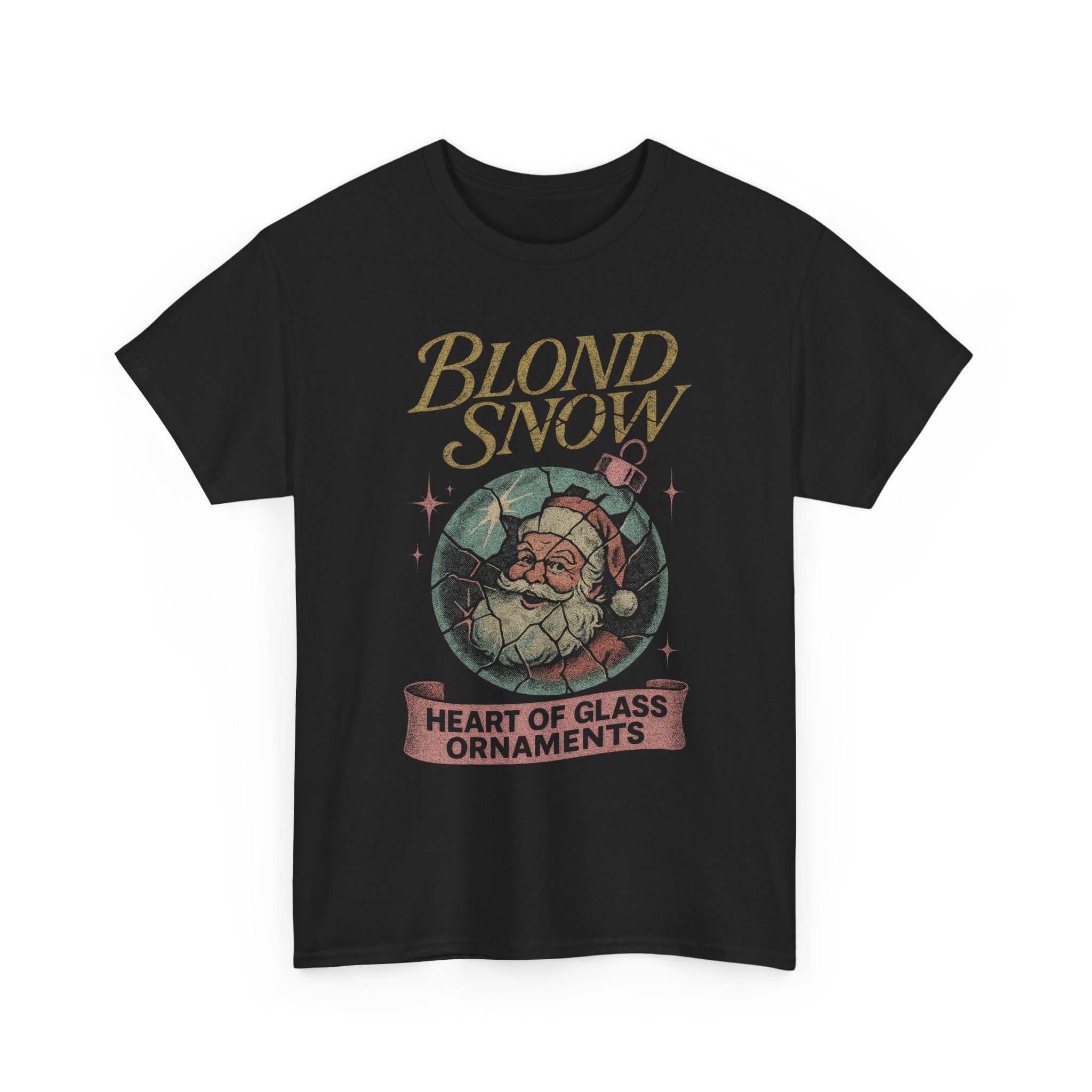 Blond Snow Heart of Glass Ornaments Firefly Basic T-Shirt - Unisex