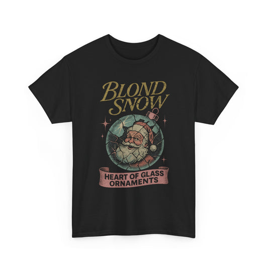 Blond Snow Heart of Glass Ornaments Firefly Basic T-Shirt - Unisex
