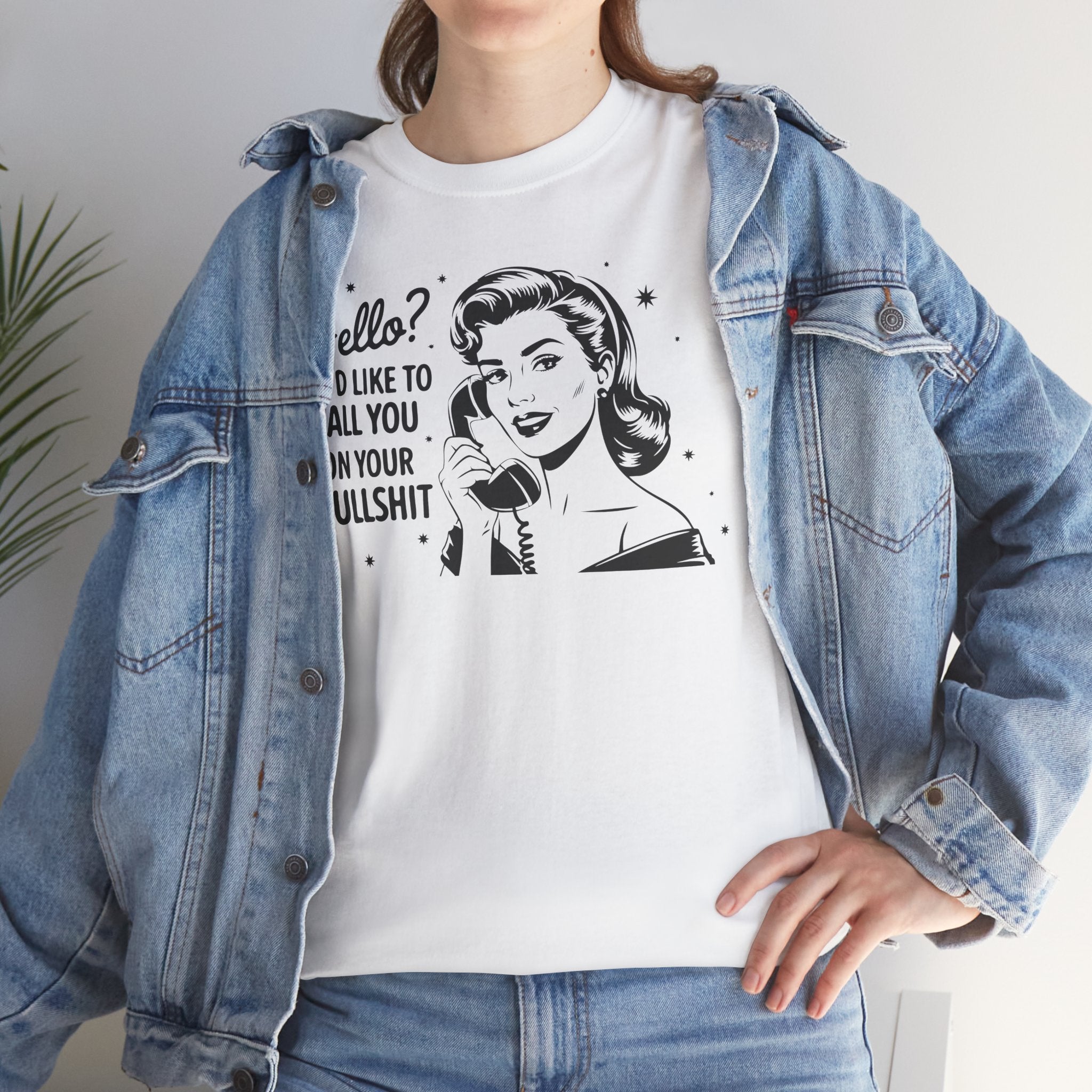 Hello  I'd Like to Call You Basic T-Shirt - Unisex