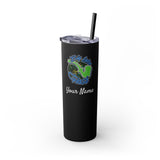 Skinny Steel Tumbler with Straw - 20oz - Big Lake Glass Pipe