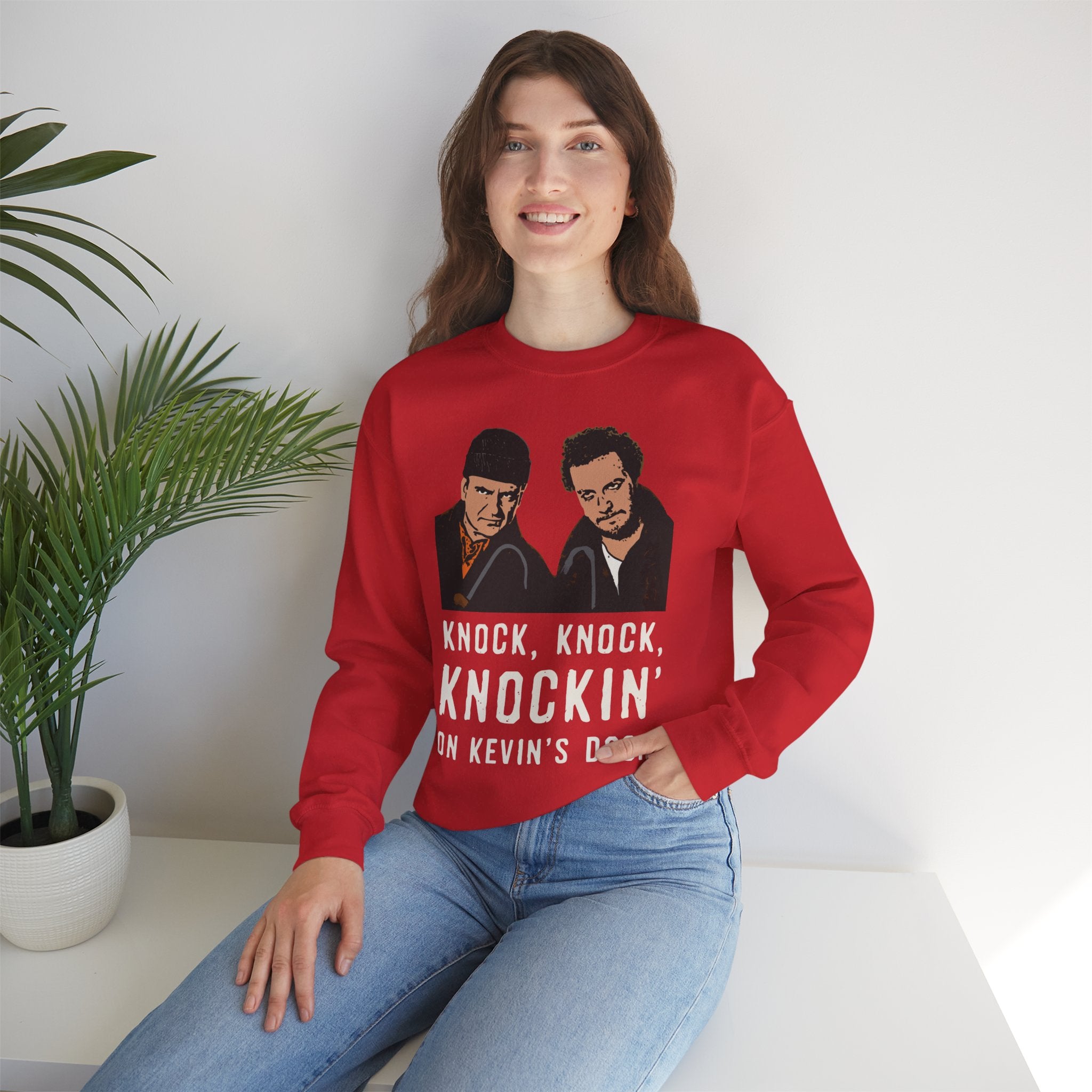 Knockin On Kevins Door Crewneck Sweatshirt - Unisex