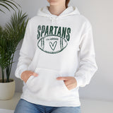 Spartans Heart Green Hoodie - Unisex
