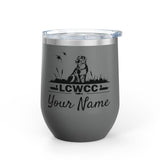 LCWCC Dog Logo Wine Tumbler - 12oz
