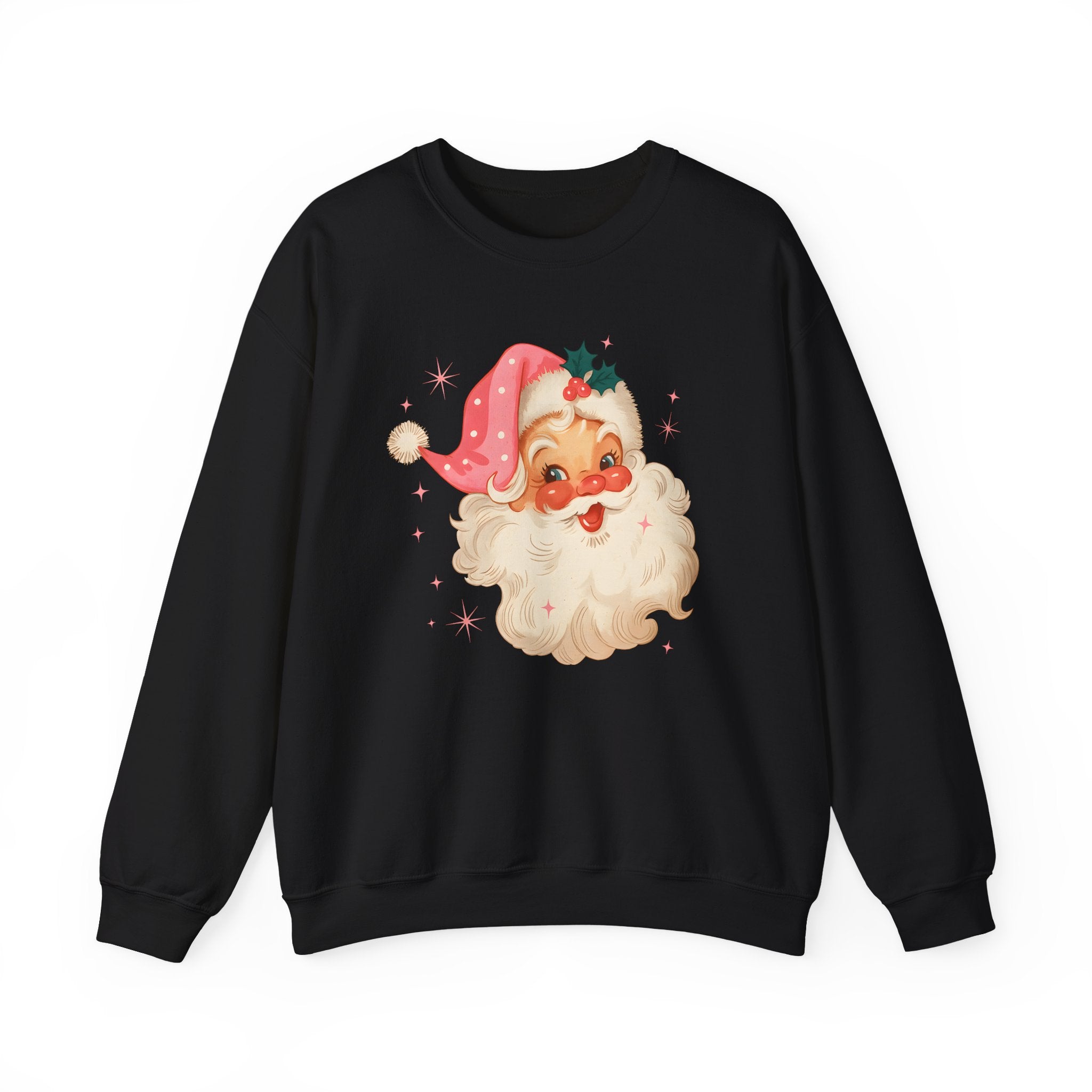 Pink Santa Crewneck Sweatshirt - Unisex