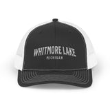 Whitmore Lake Michigan Snapback Trucker Cap