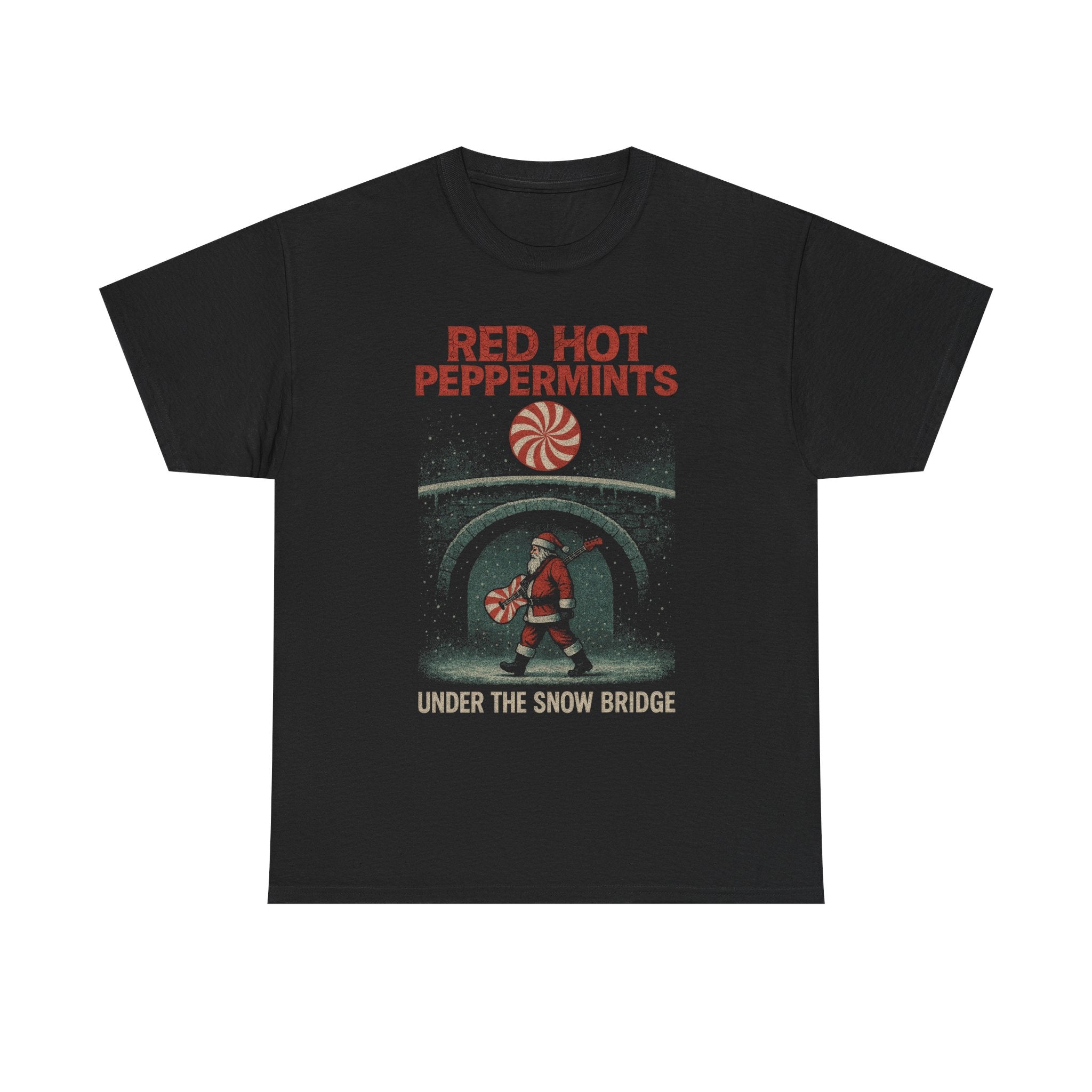 Red Hot Peppermints Under the Snow Bridge Firefly Basic T-Shirt - Unisex