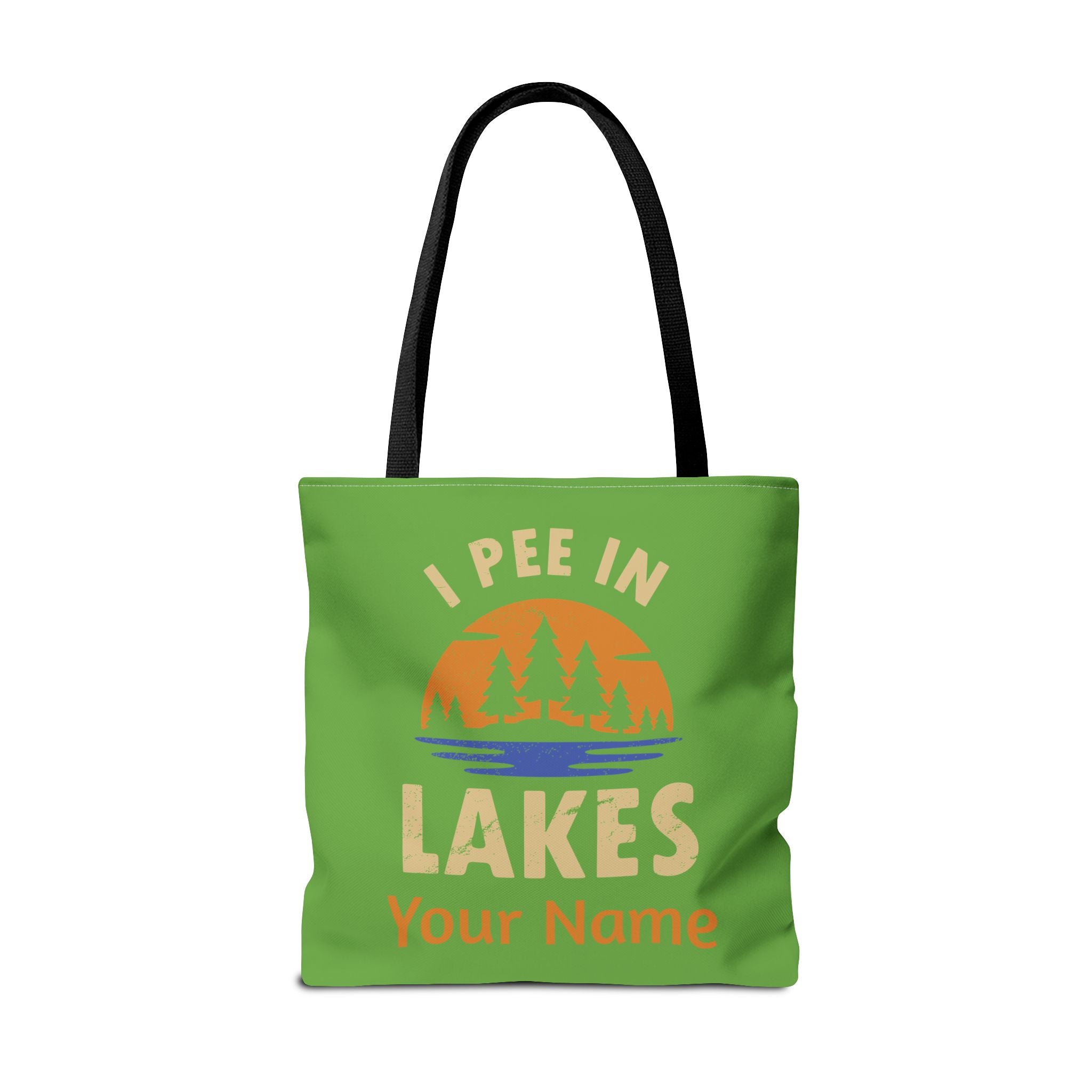 Tote Bag - I Pee In Lakes Retro Sun