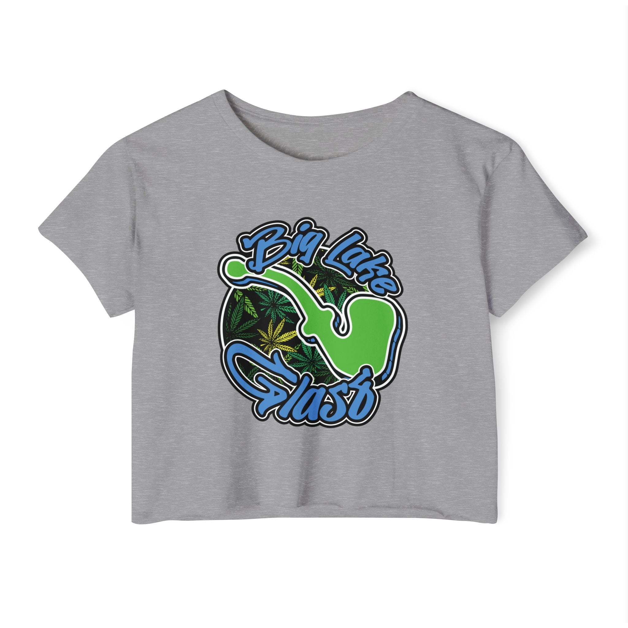 Crop Top T-Shirt - Women's - Big Lake Glass Pipe