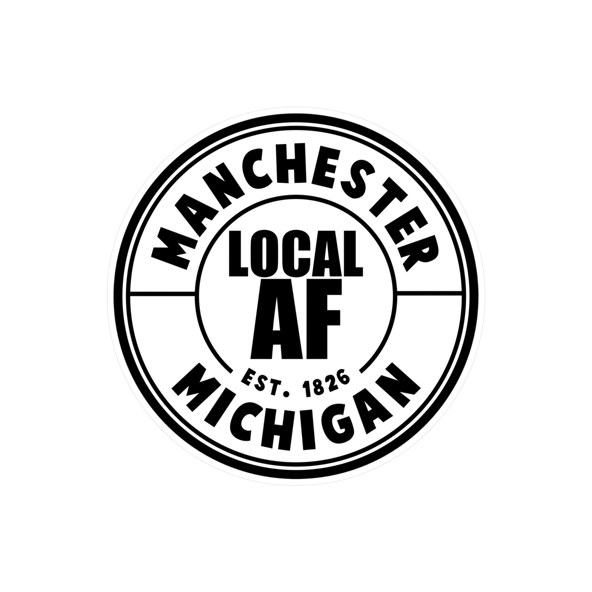 Manchester Local AF Vinyl Decal