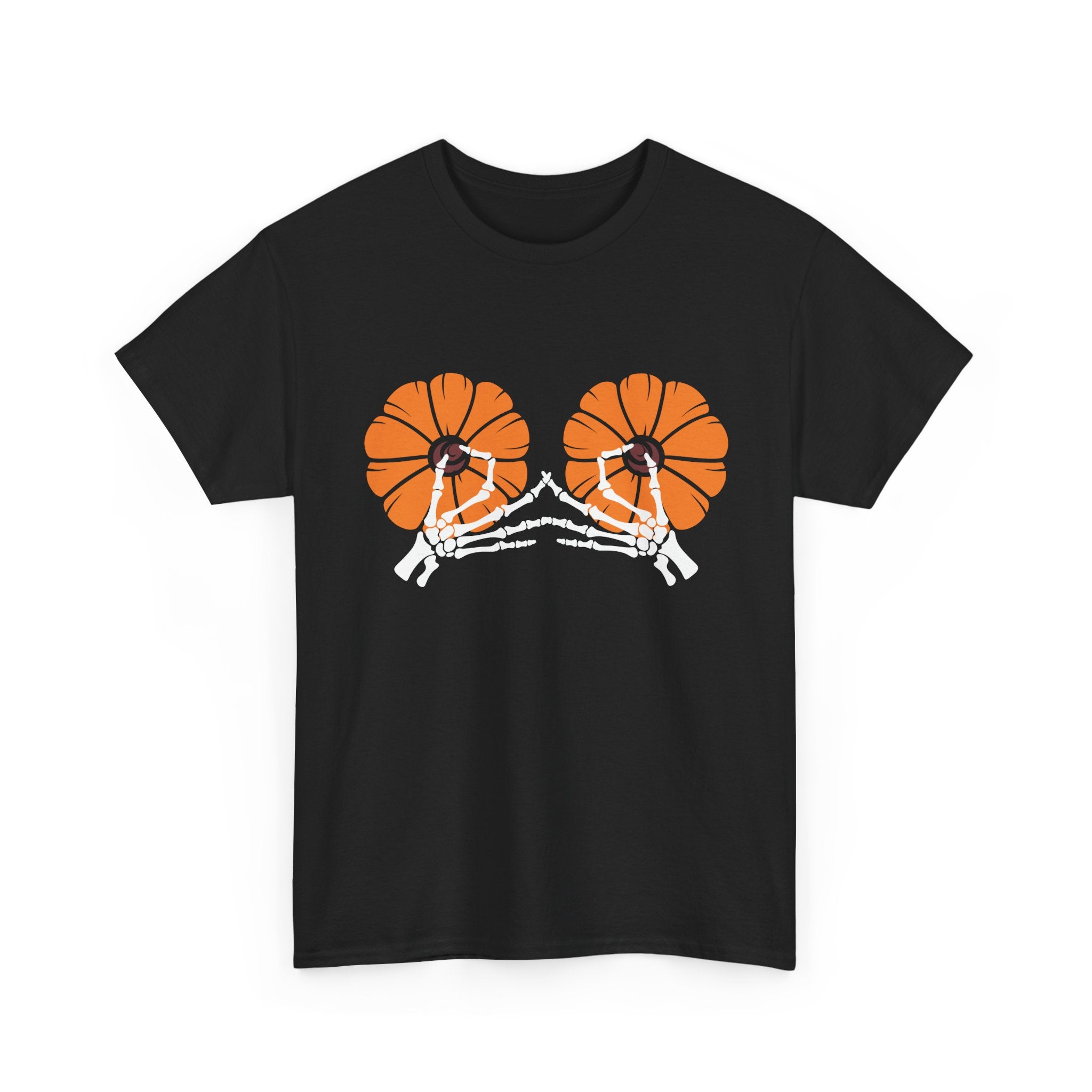 3 Pumpkins Large Halloween Basic T-Shirt - Unisex