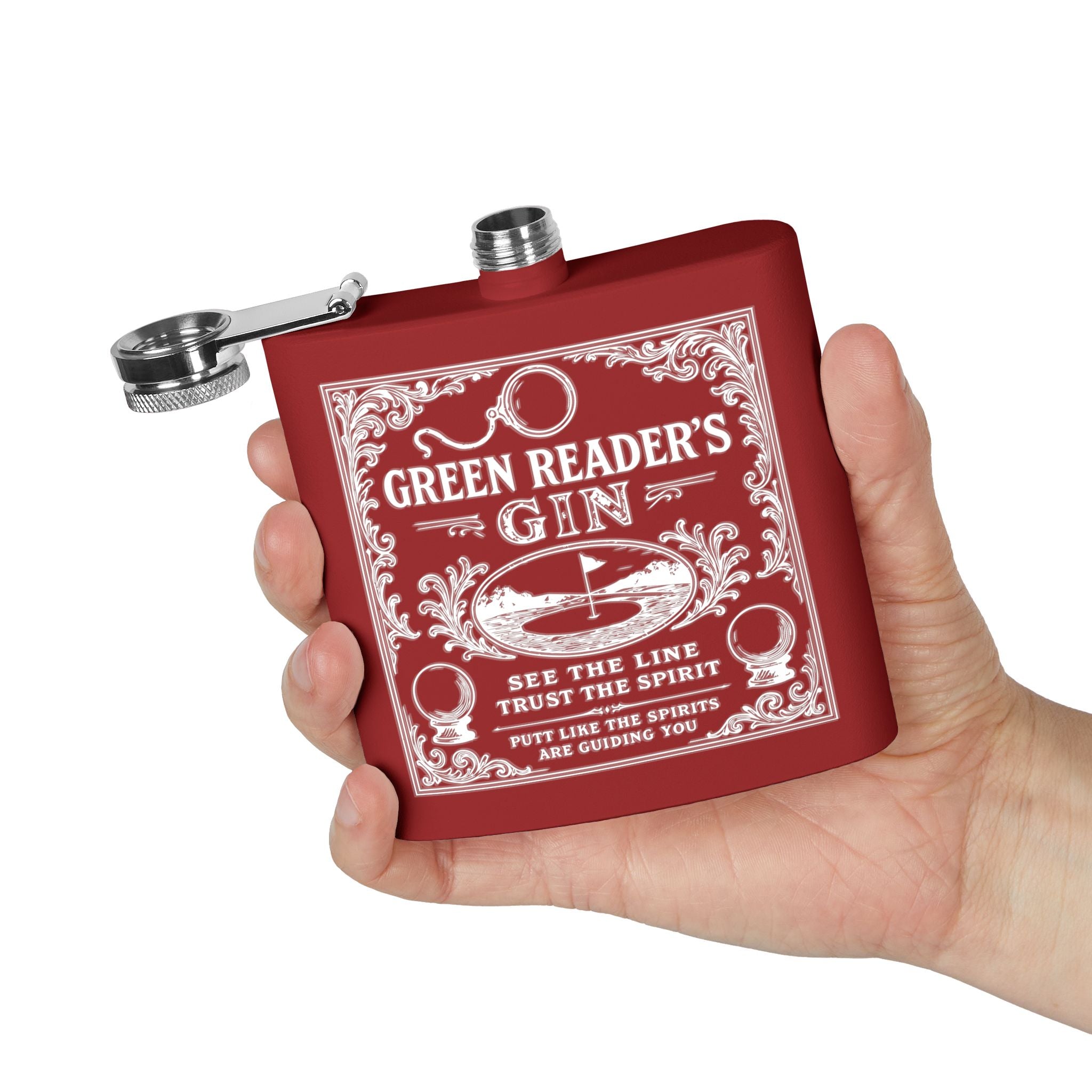 Green Reader's Flask - 6oz