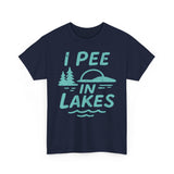 Basic T-Shirt - Unisex - I Pee In Lakes Retro