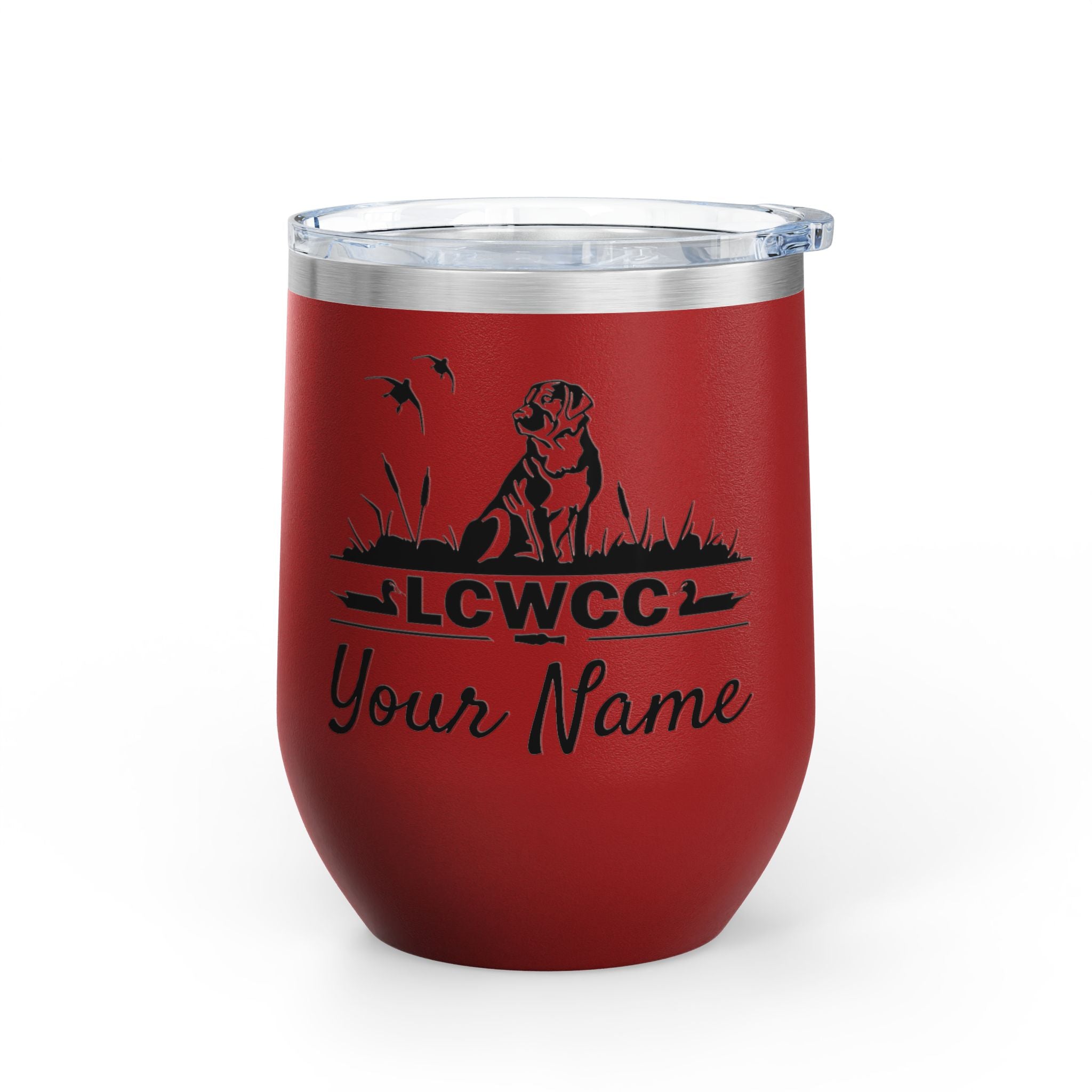 LCWCC Dog Logo Wine Tumbler - 12oz