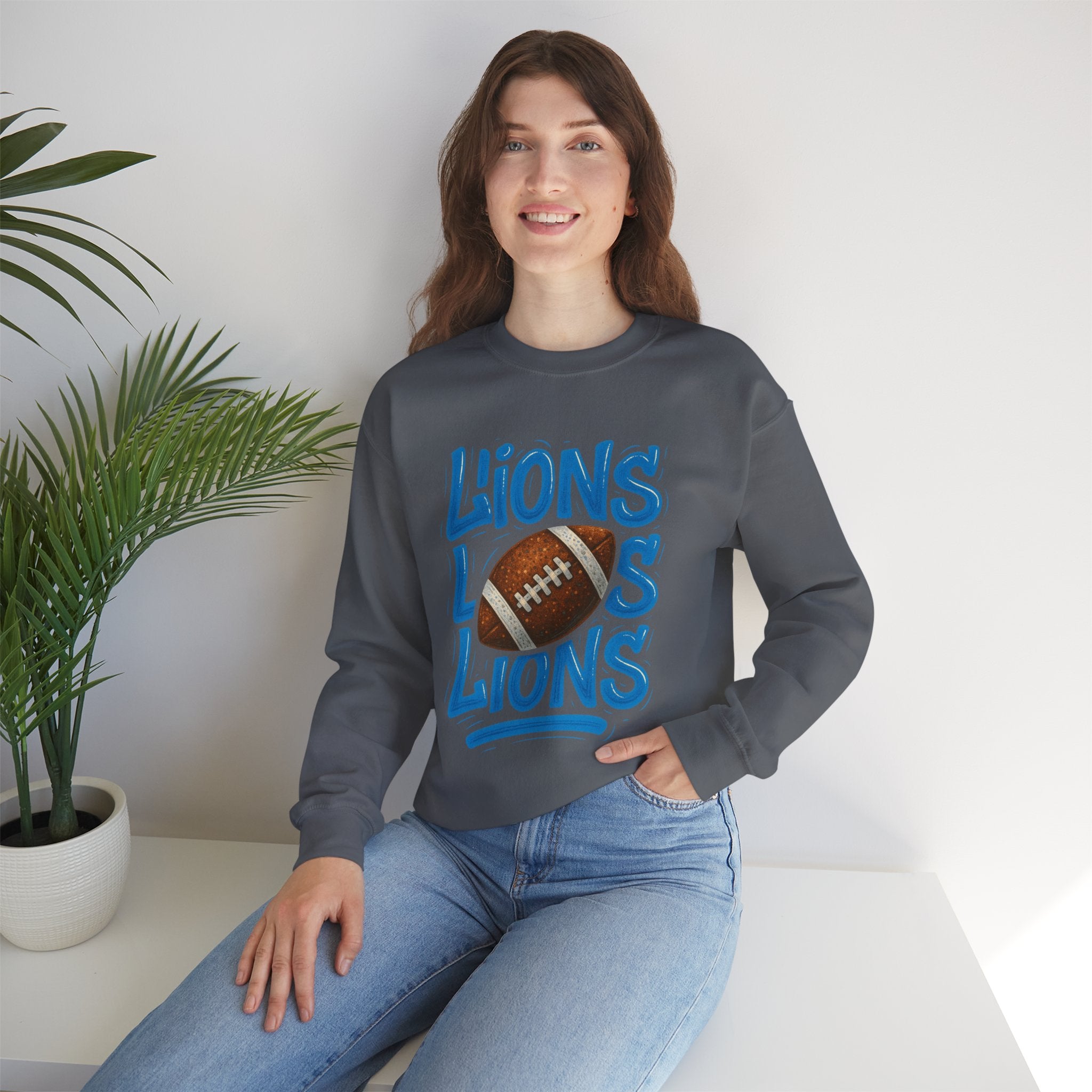 Detroit Football Crewneck Sweatshirt - Unisex