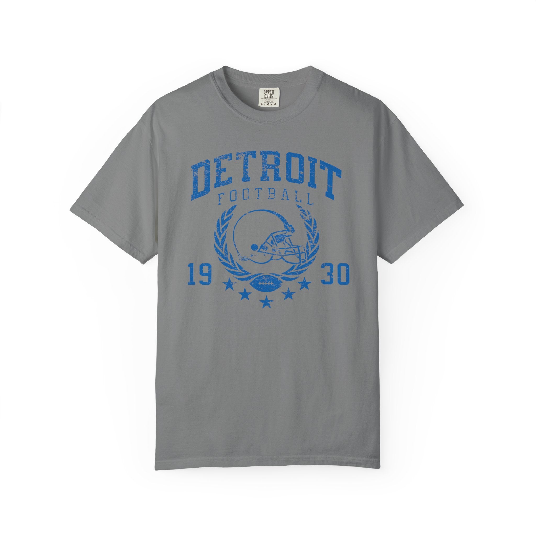 Detroit Football 1930 Blue Premium T-Shirt - Unisex