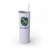 Skinny Steel Tumbler with Straw - 20oz - Big Lake Glass Pipe
