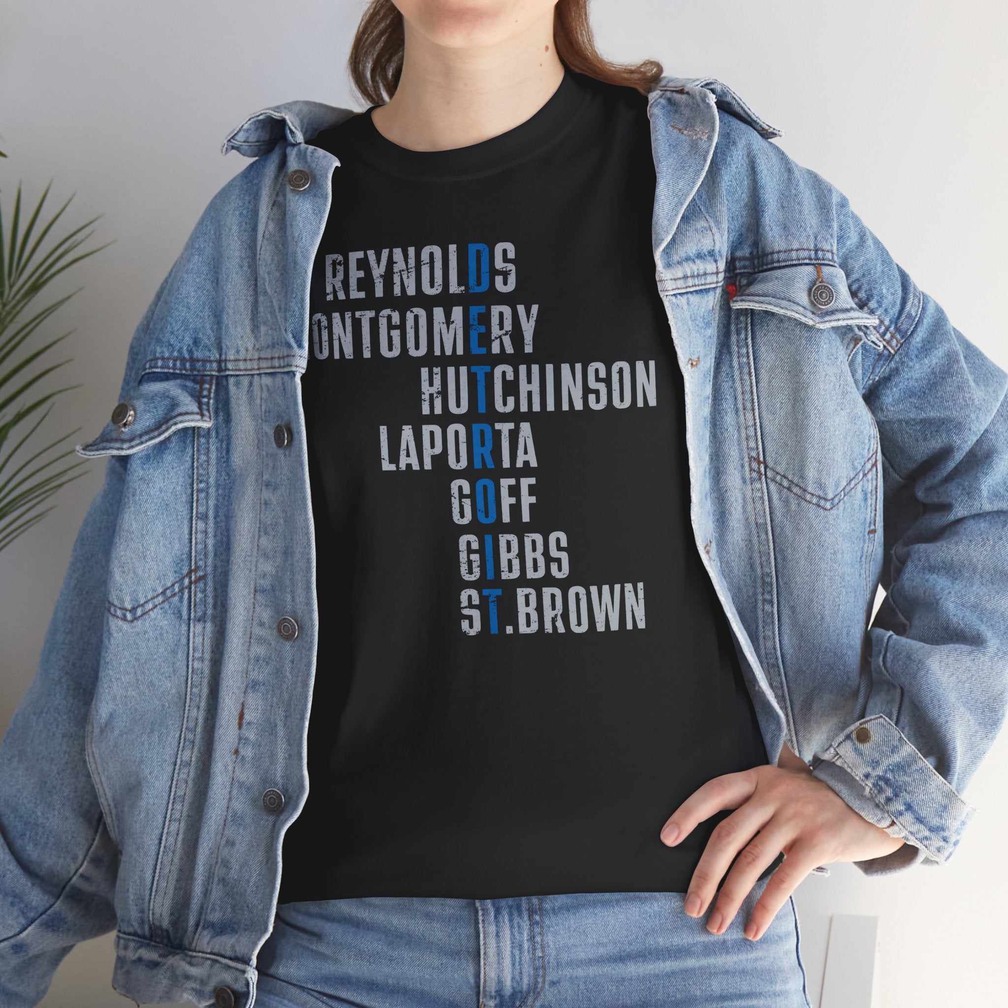 Detroit Names Basic T-Shirt - Unisex