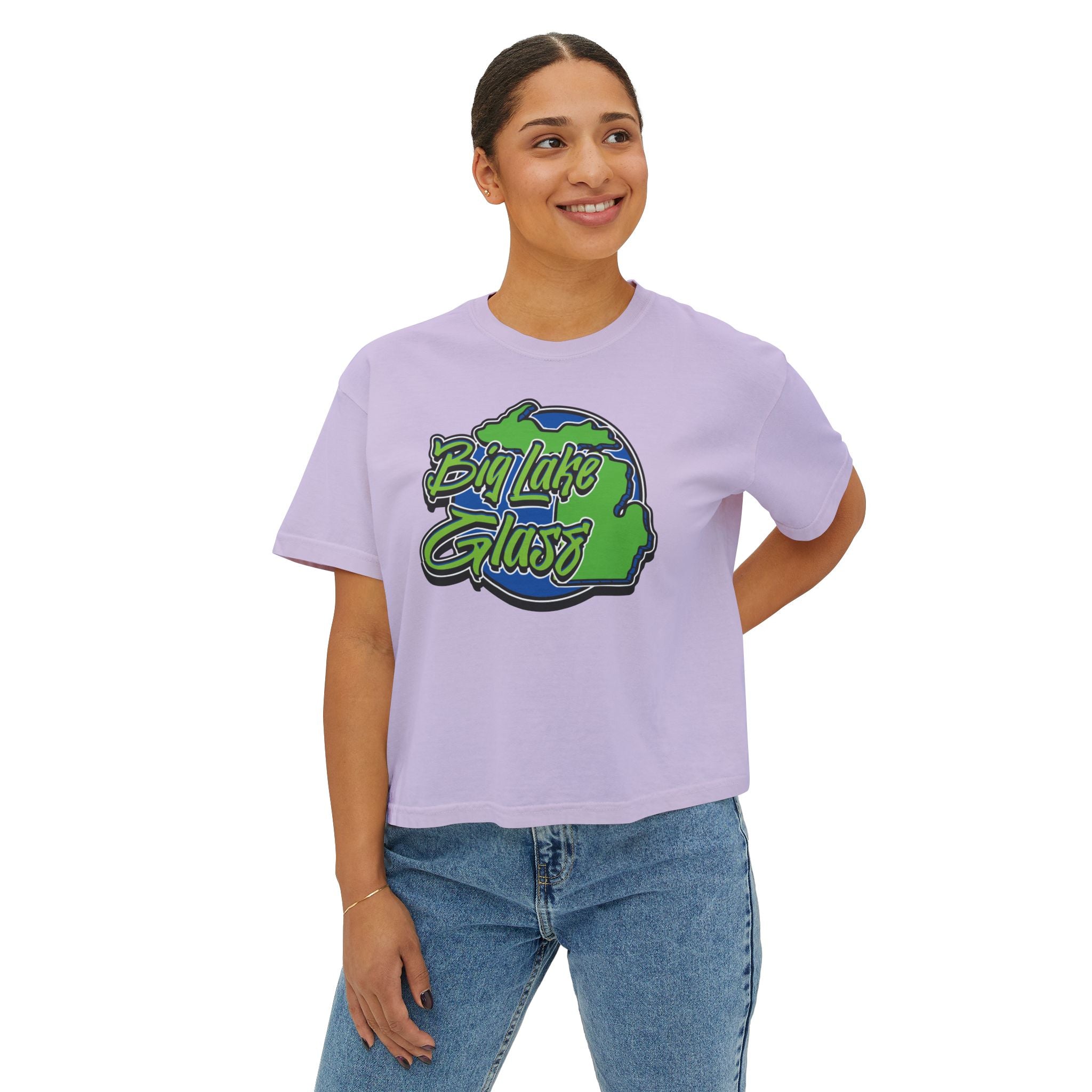 Boxy T-Shirt - Women's - Big Lake Glass