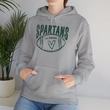 Spartans Heart Green Hoodie - Unisex