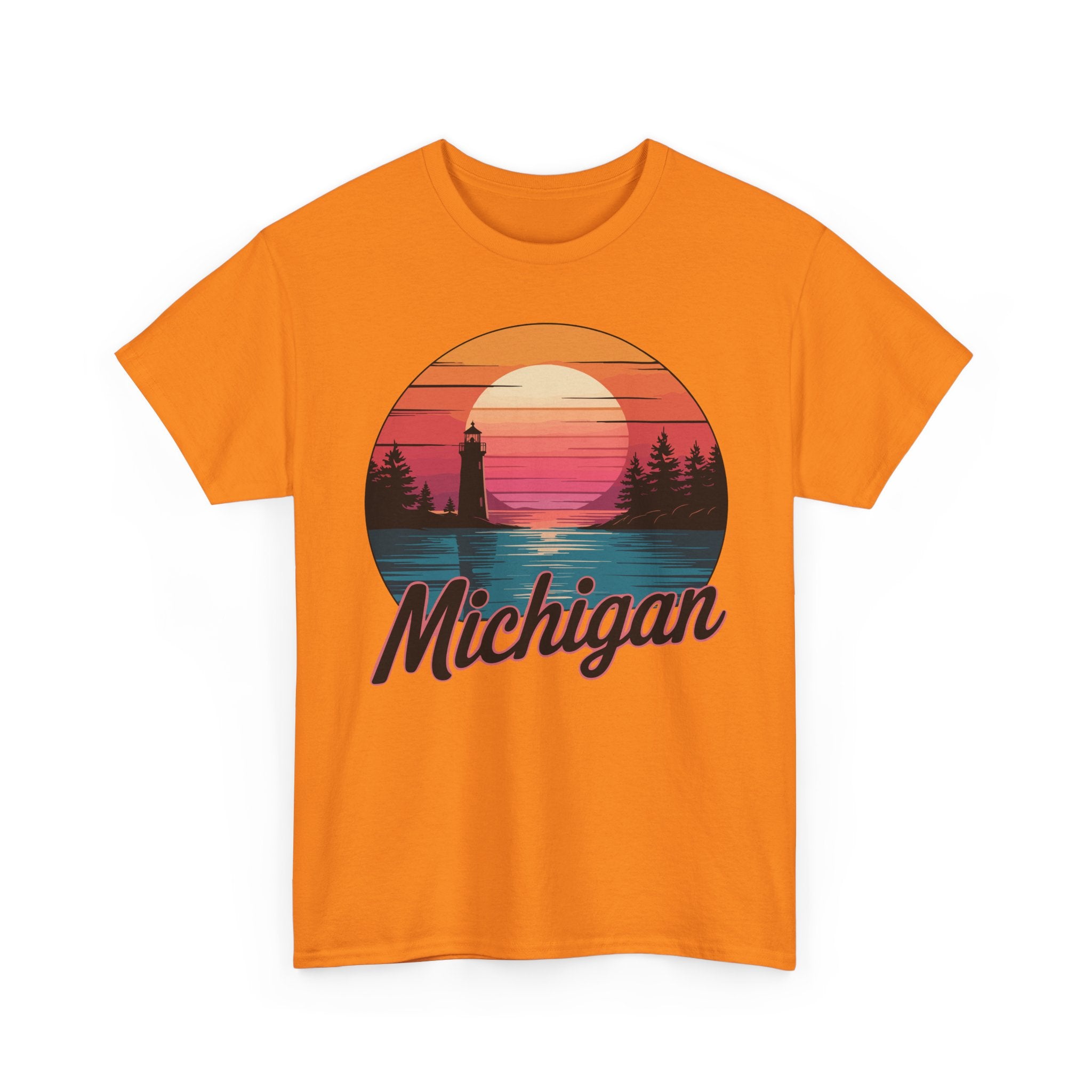 Retro Michigan Sun T-Shirt - Unisex