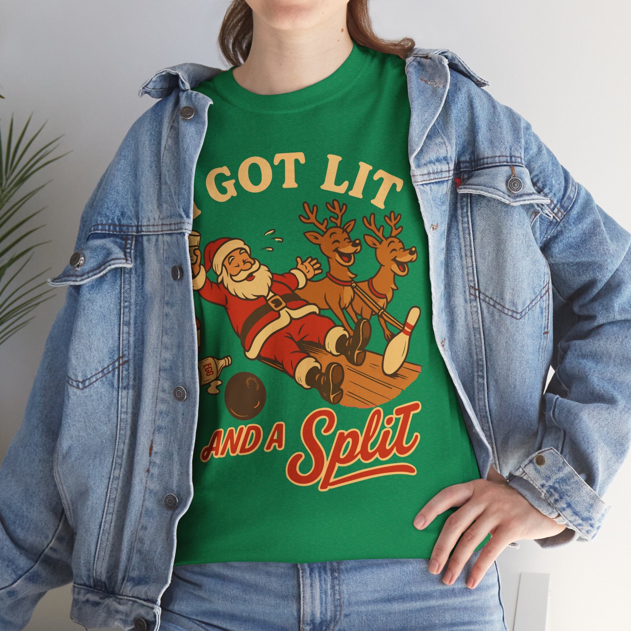 I Got Lit And A Split Basic T-Shirt - Unisex