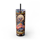The Dancing Queen 2 Skinny Steel Tumbler with Straw, 20oz