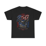 Soaring Eagle Thunder Freedom 250th Anniversary Patriotic Grunge Basic T-Shirt - Unisex
