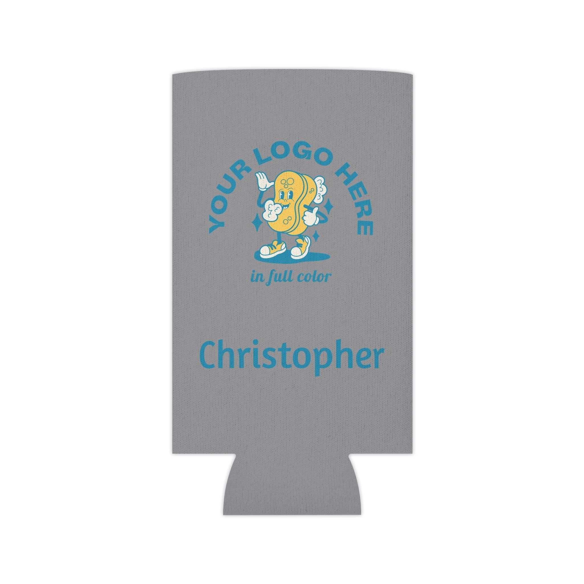 Personalized Skinny Can Cooler - Your Logo, Your Brand