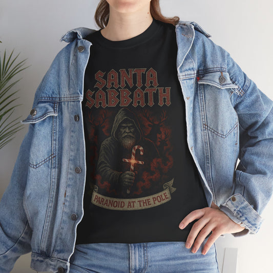 Santa Sabbath Paranoid at the Pole Firefly  Basic T-Shirt - Unisex