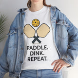 Paddle Dink Repeat Basic T-Shirt - Unisex