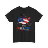 Brush Flag Still Unstoppable 250 Years Freedom Patriotic Basic T-Shirt - Unisex