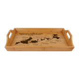 HRCL Engraved Bamboo Serving Tray