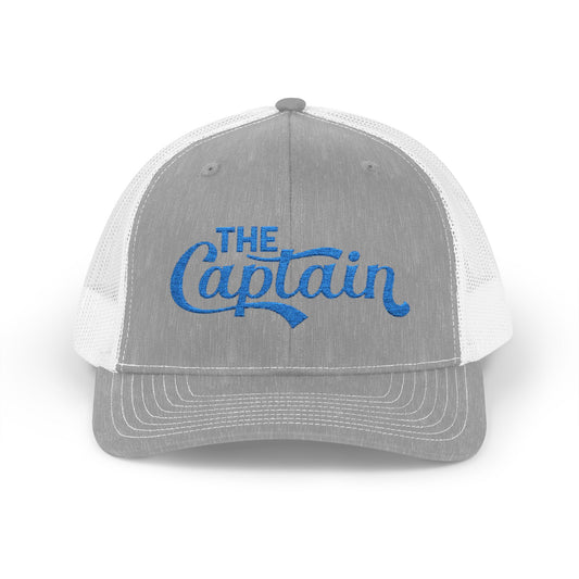 The Captain Teal Snapback Trucker Cap