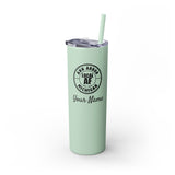 Ann Arbor Local AF Skinny Steel Tumbler with Straw - 20oz