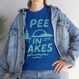 Basic T-Shirt - Unisex - I Pee In Lakes Retro