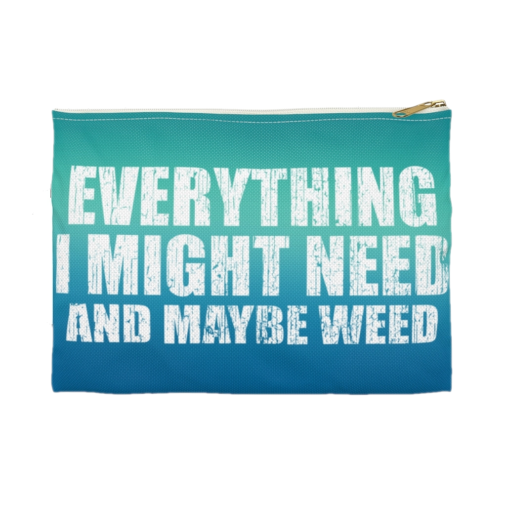 ***2 SIDED***  Accessory Pouch (Flat Bottom) - Everything I Might Need  - HRCL LL