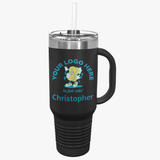 Personalized Insulated Travel Mug - 40oz - Your Logo, Your Brand